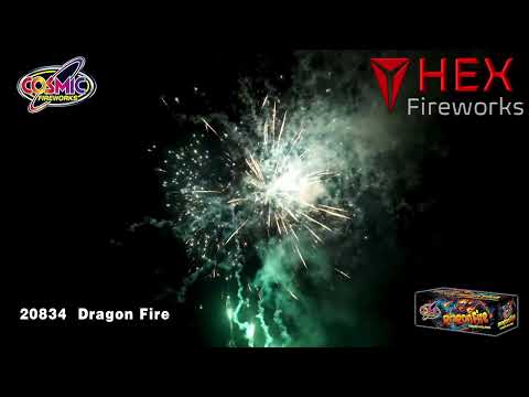 Dragon Fire y Cosmic Fireworks at HEX Fireworks
