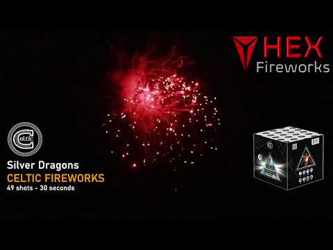 Silver Dragons by Celtic Fireworks at HEX Fireworks
