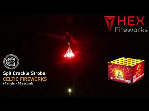 Spit Crackle Strobe by Celtic Fireworks at HEX Fireworks