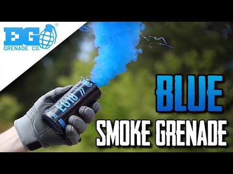 Blue - EG18: Wire Pull® Smoke Grenade by Enola Gaye