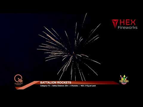 Battalion by Tai Pan - 5 Large Rocket pack