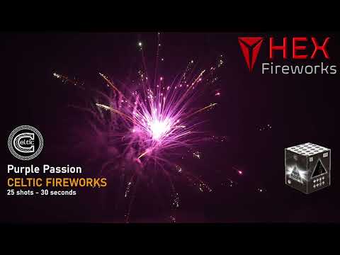 Purple Passion by Celtic Fireworks at HEX Fireworks
