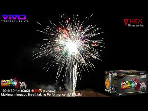 Kamuro Rainbow XL by Vivid Pyrotechnics - HEX Fireworks