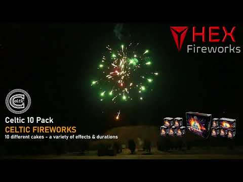 Celtic 10 Pack by Celtic Fireworks at HEX Fireworks