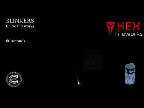 Red Blinker by Celtic Fireworks - HEX Fireworks