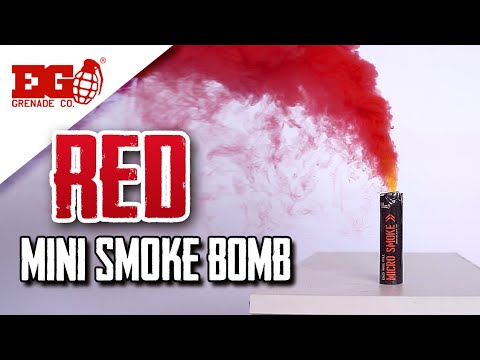 Red - EG25: Wire Pull® Micro Smoke Grenade by Enola Gaye