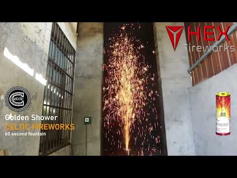 Golden Shower by Celtic Fireworks at HEX Fireworks