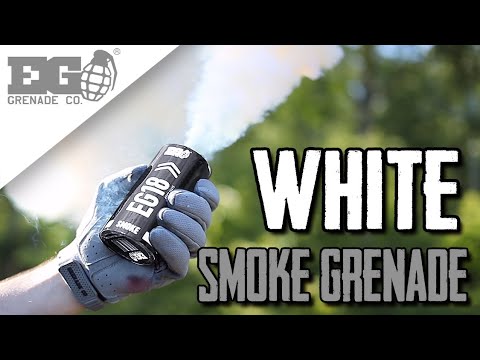 White - EG18: Wire Pull® Smoke Grenade by Enola Gaye