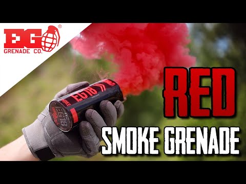 EG18 Red Smoke from Enola Gaye at HEX Fireworks