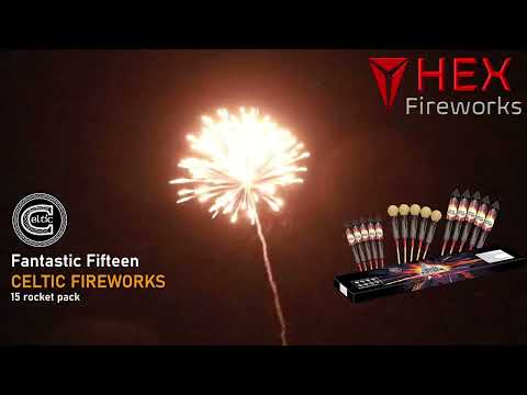 Fantastic Fifteen by Celtic Fireworks (15 Rocket Pack) at HEX Fireworks