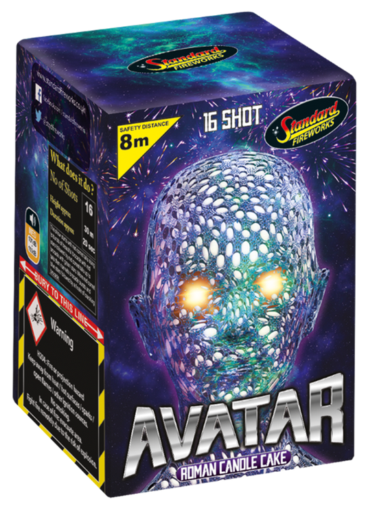 Avatar by Standard Fireworks - 16 Shots in 20 Seconds