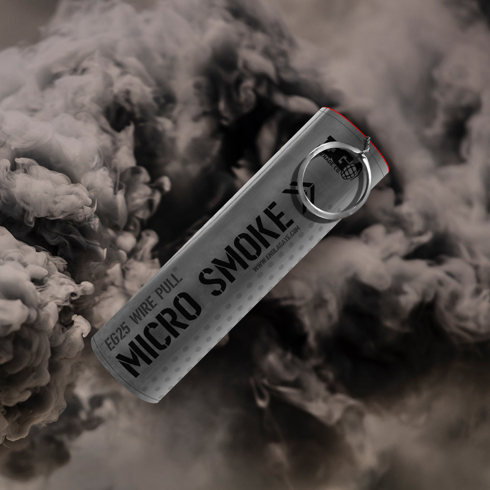 Black - EG25: Wire Pull® Micro Smoke Grenade by Enola Gaye