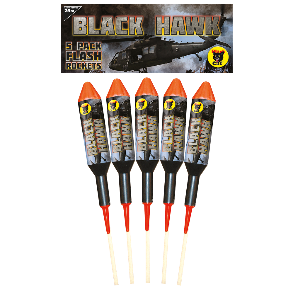 Black Hawk Rockets by Black Cat Fireworks
