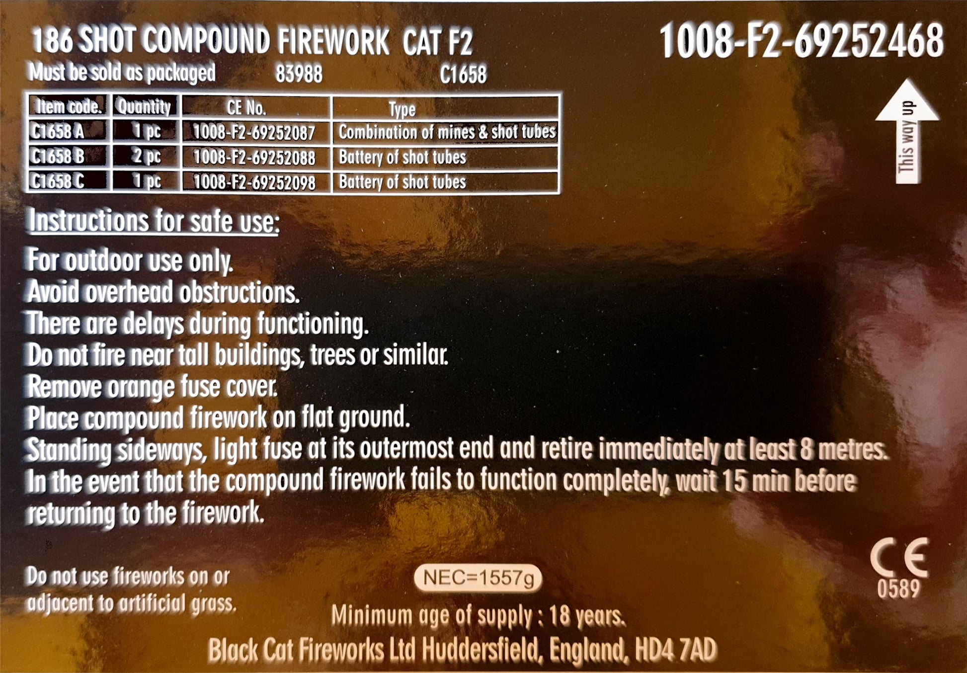 Excelsior by Black Cat Fireworks Instructions