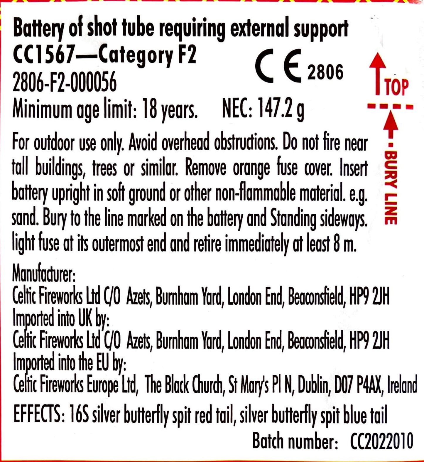 Fluffy by Celtic Fireworks Instructions