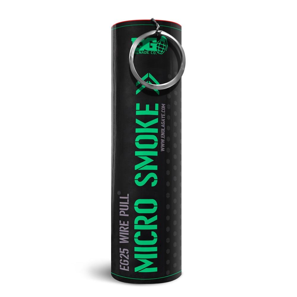 Green - EG25: Wire Pull® Micro Smoke Grenade by Enola Gaye