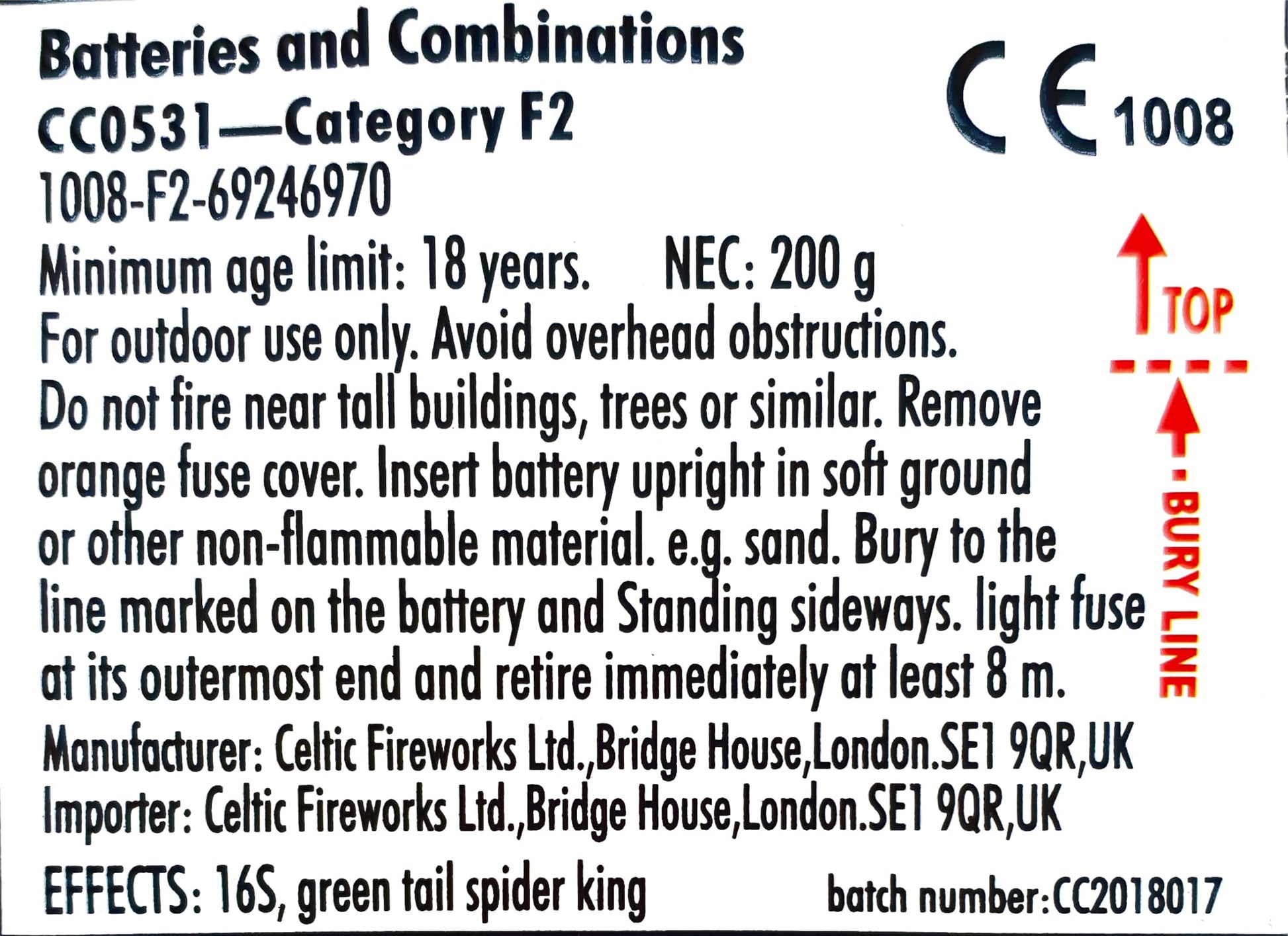 Magneto Burst by Celtic Fireworks Instructions