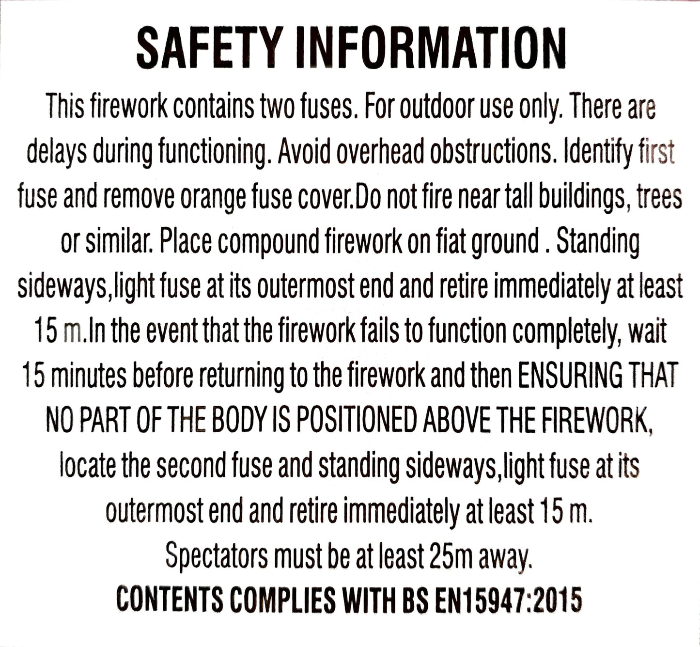 Oberon by Evolution Fireworks Instructions