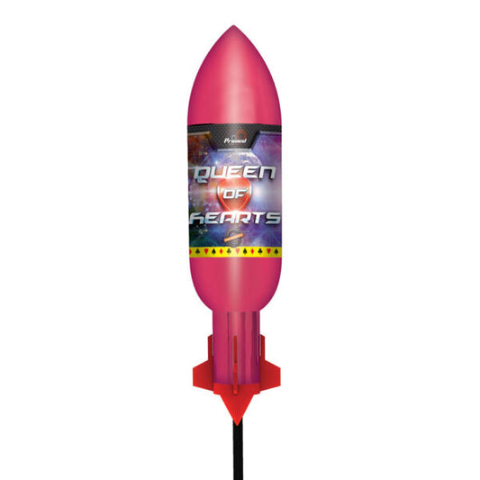 Queen of Hearts Rocket by Primed Pyrotechnics - HEX Fireworks