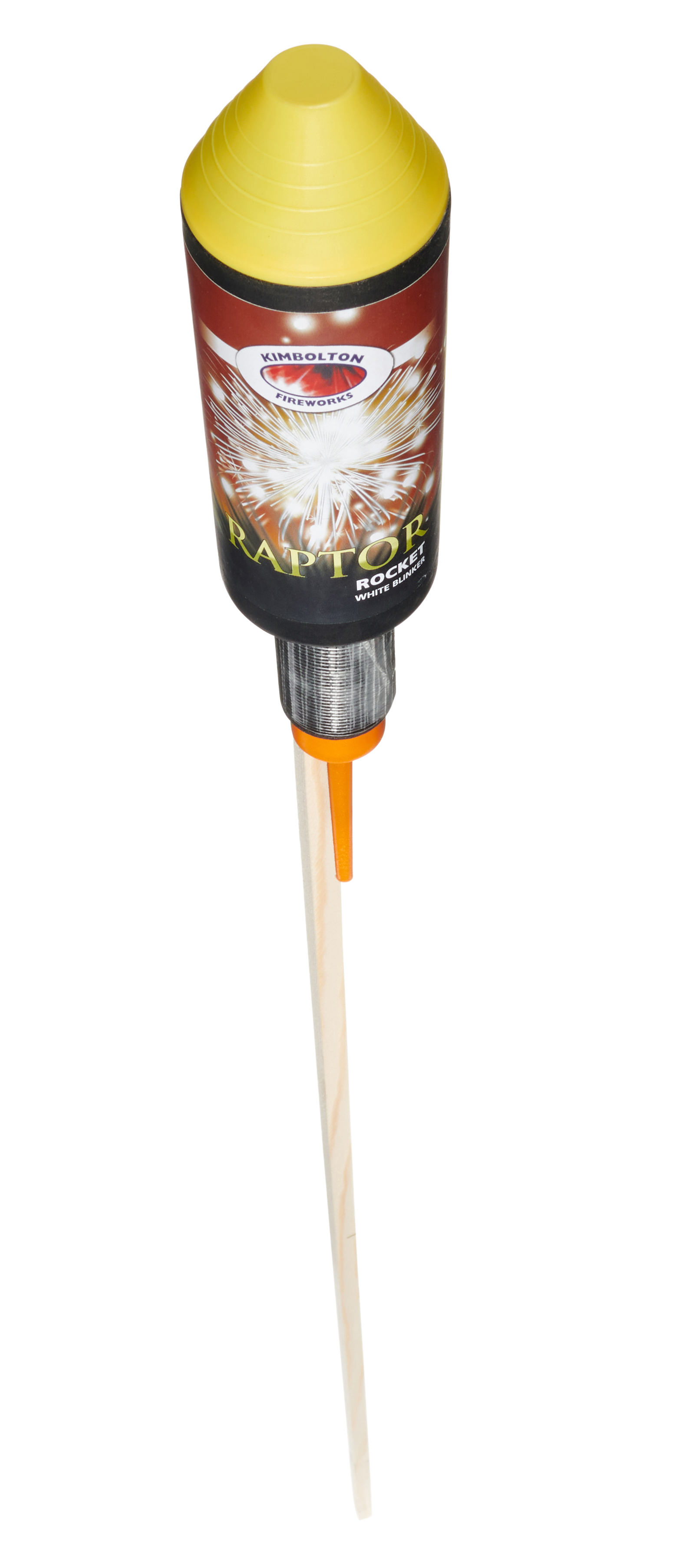 Raptor Display Quality Rocket by Kimbolton Fireworks White Blinker