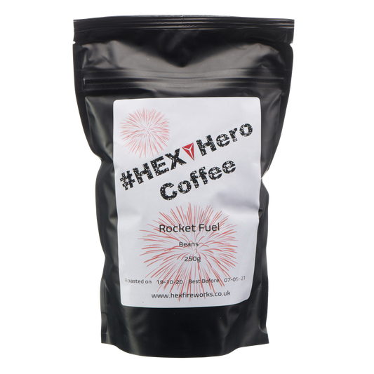 HEXHero Coffee Rocket Fuel 250g bag