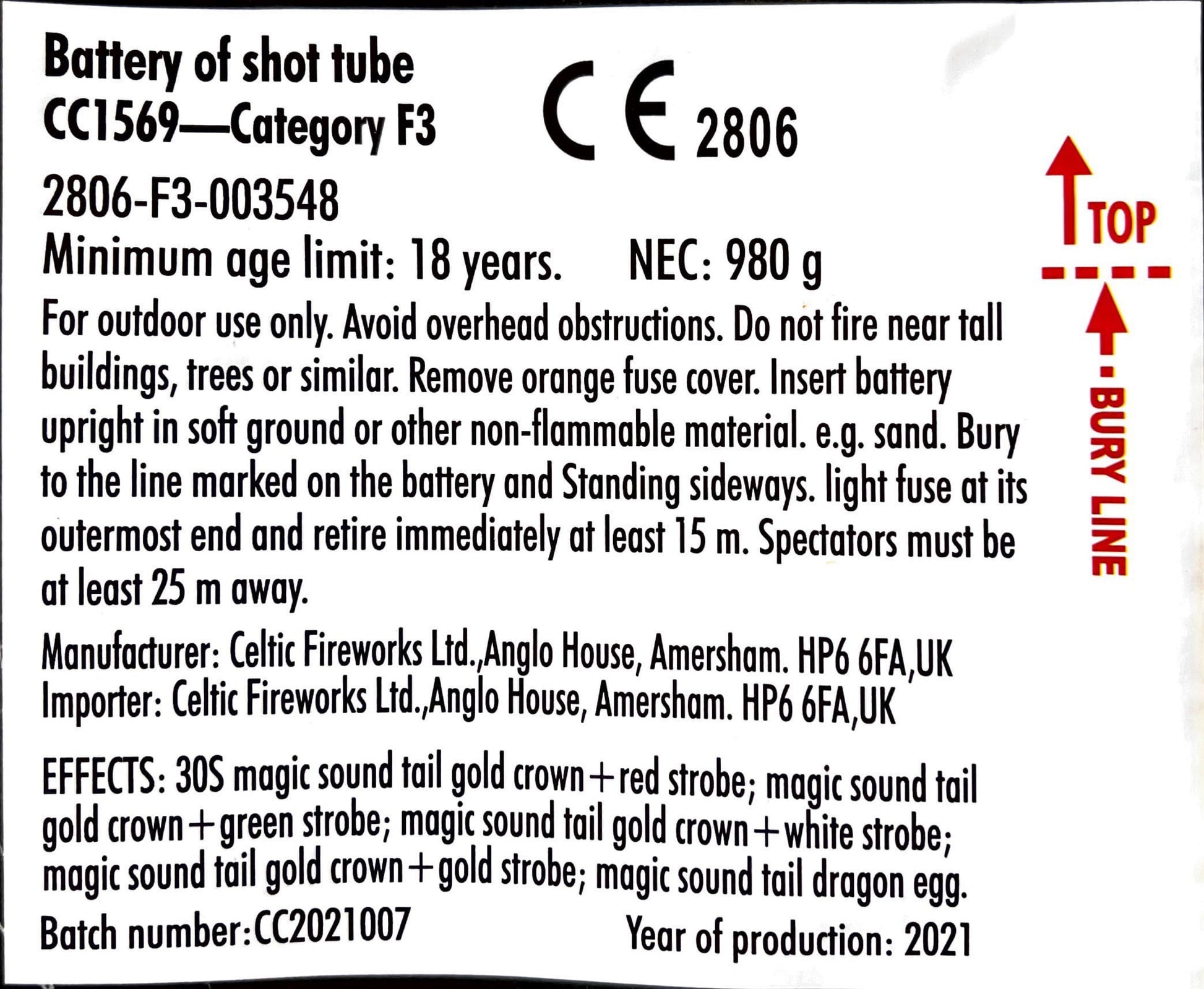 Spunky Monkey by Celtic Fireworks Instructions