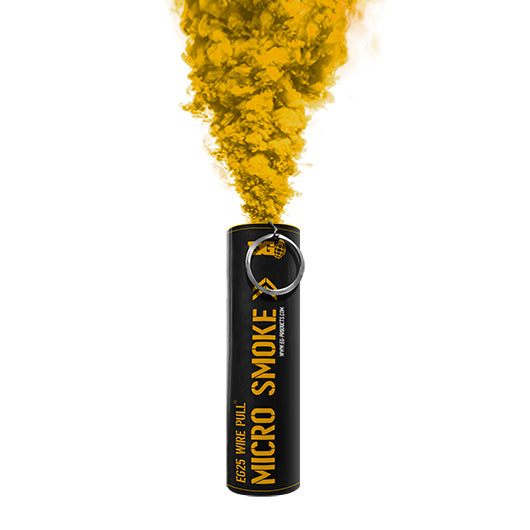 Yellow - EG25: Wire Pull® Micro Smoke Grenade by Enola Gaye