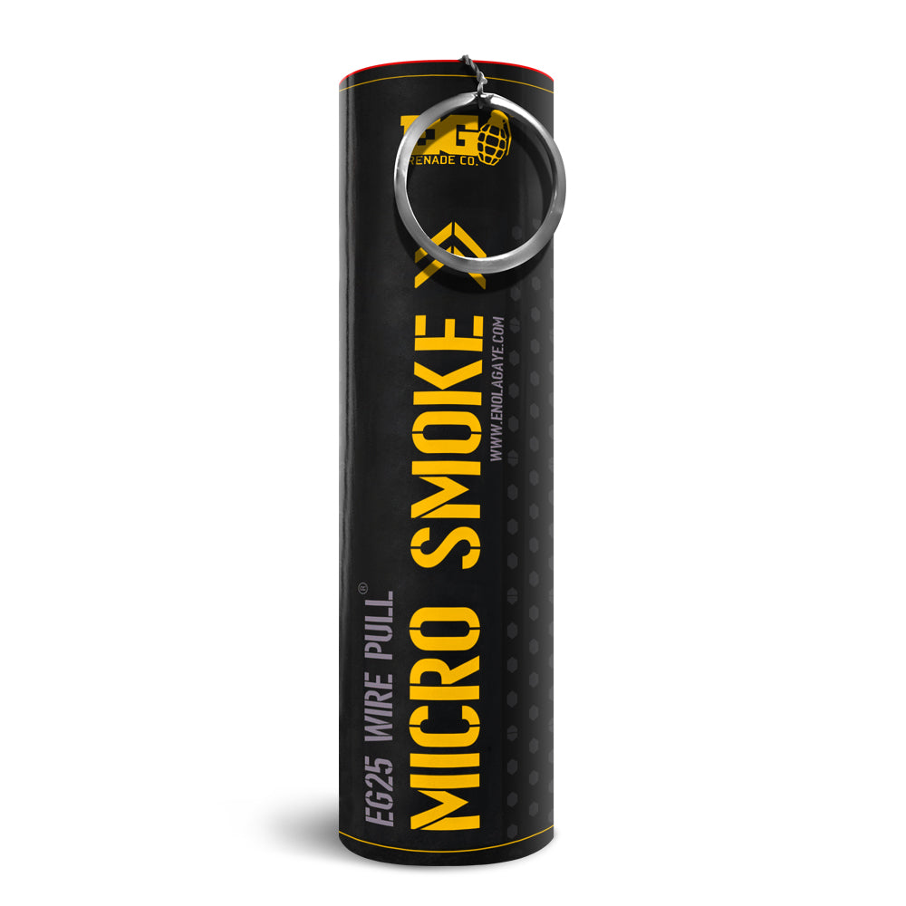 Yellow - EG25: Wire Pull® Micro Smoke Grenade by Enola Gaye